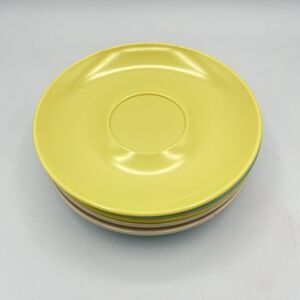 Vintage Stetson Melmac Dinnerware Saucers Set of 6
